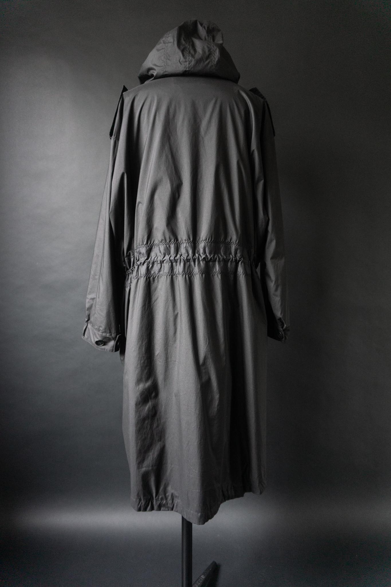 Vintage 90s Issey Miyake White Label Parka mit Kapuze, S–L