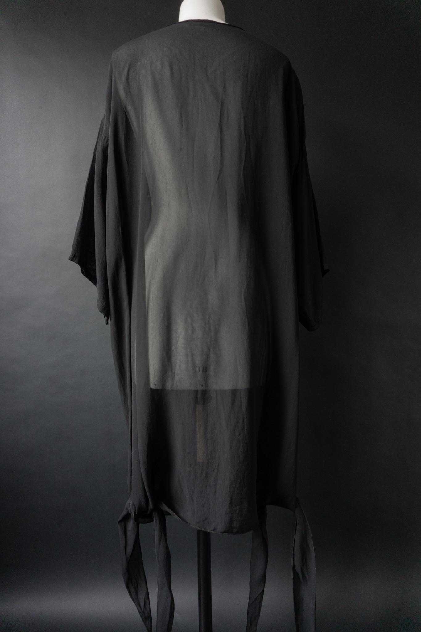 Vintage 90s Gothic Bluse, L–XXL