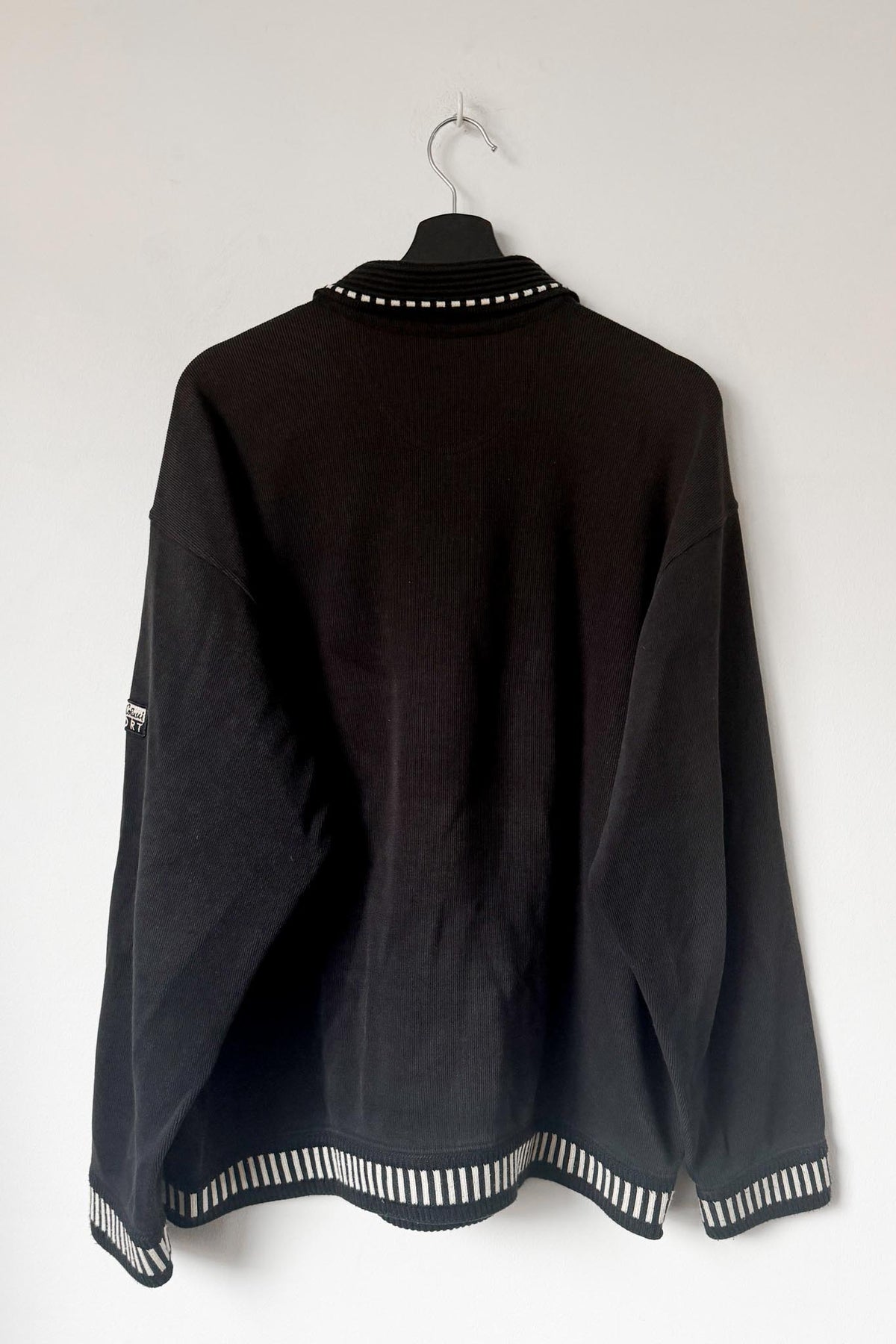 Vintage 90s Carlo Colucci Pullover – Schwarz