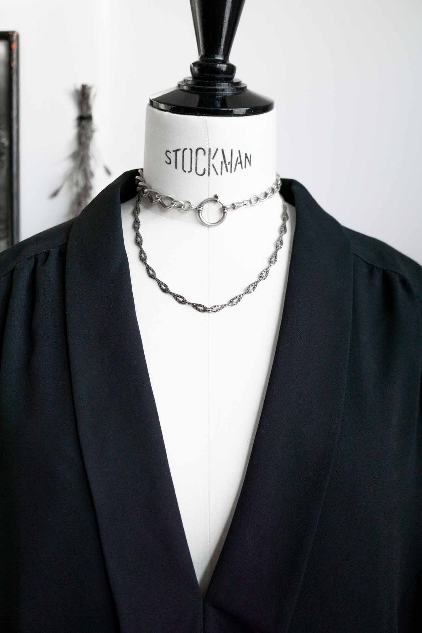 Vintage Uhrenkette aus 830 Silber