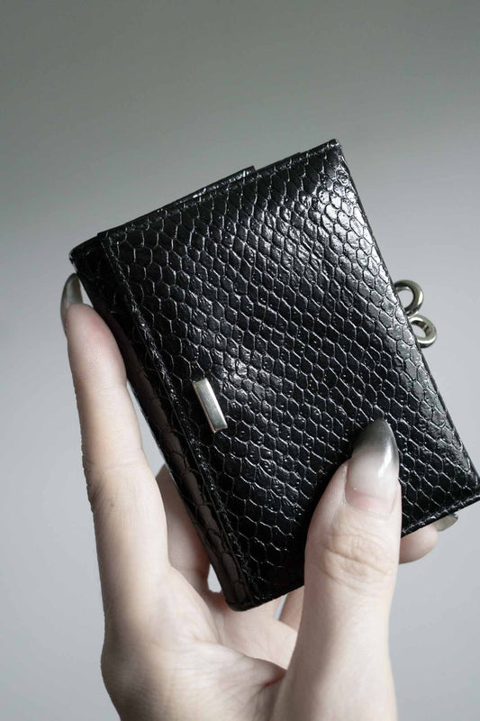 Vintage Geldbörse kroko theplaincircle vintage