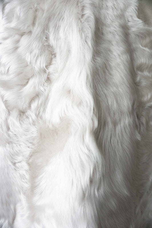 Vintage Pelzweste Lammfell, Creme, M–XL theplaincircle vintage