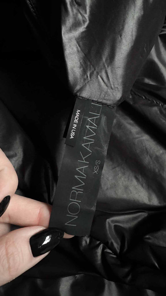 Norma Kamali Puffer Mantel, XS/S theplaincircle vintage