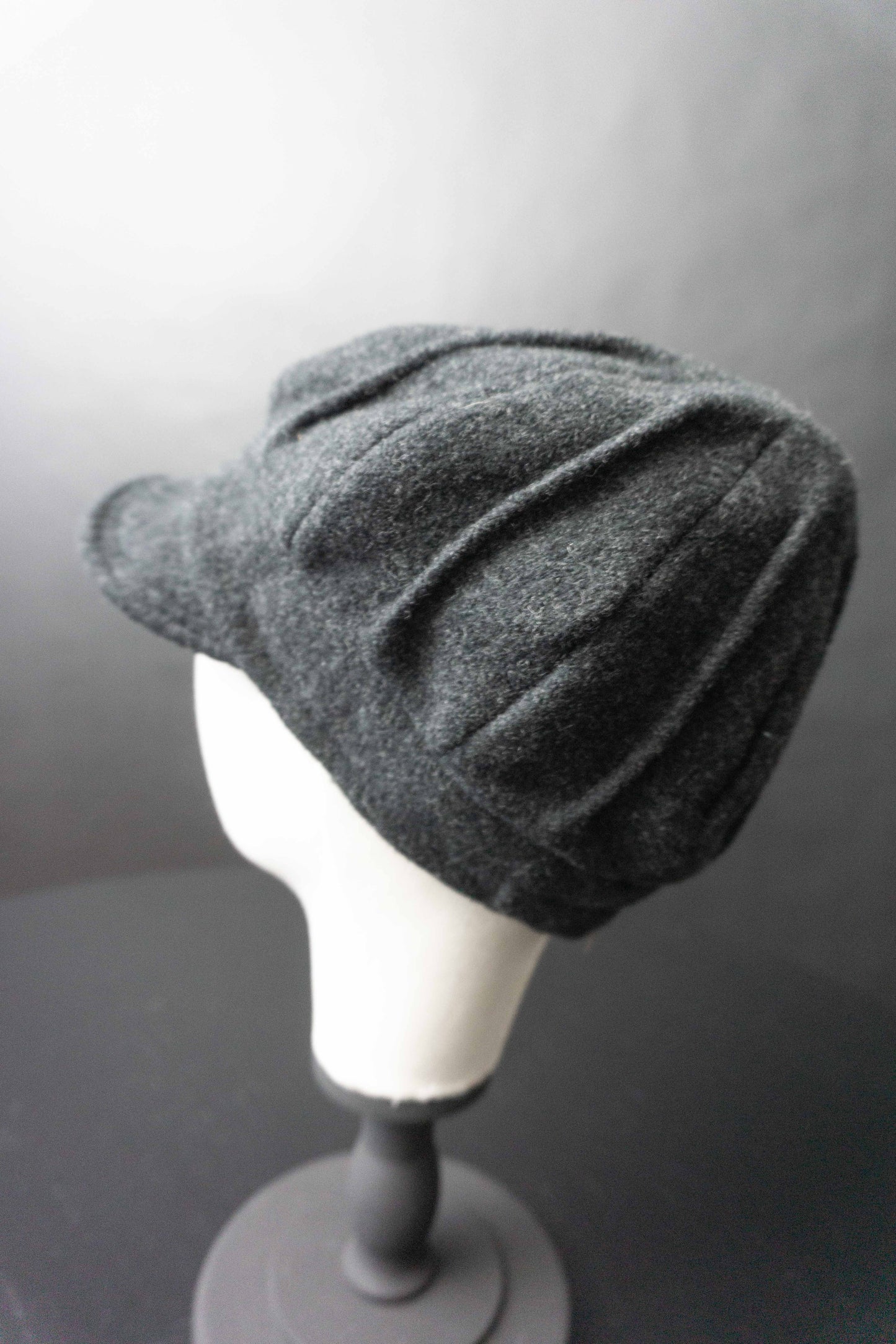 Vintage Schirmmütze aus 100 % Schurwolle, M