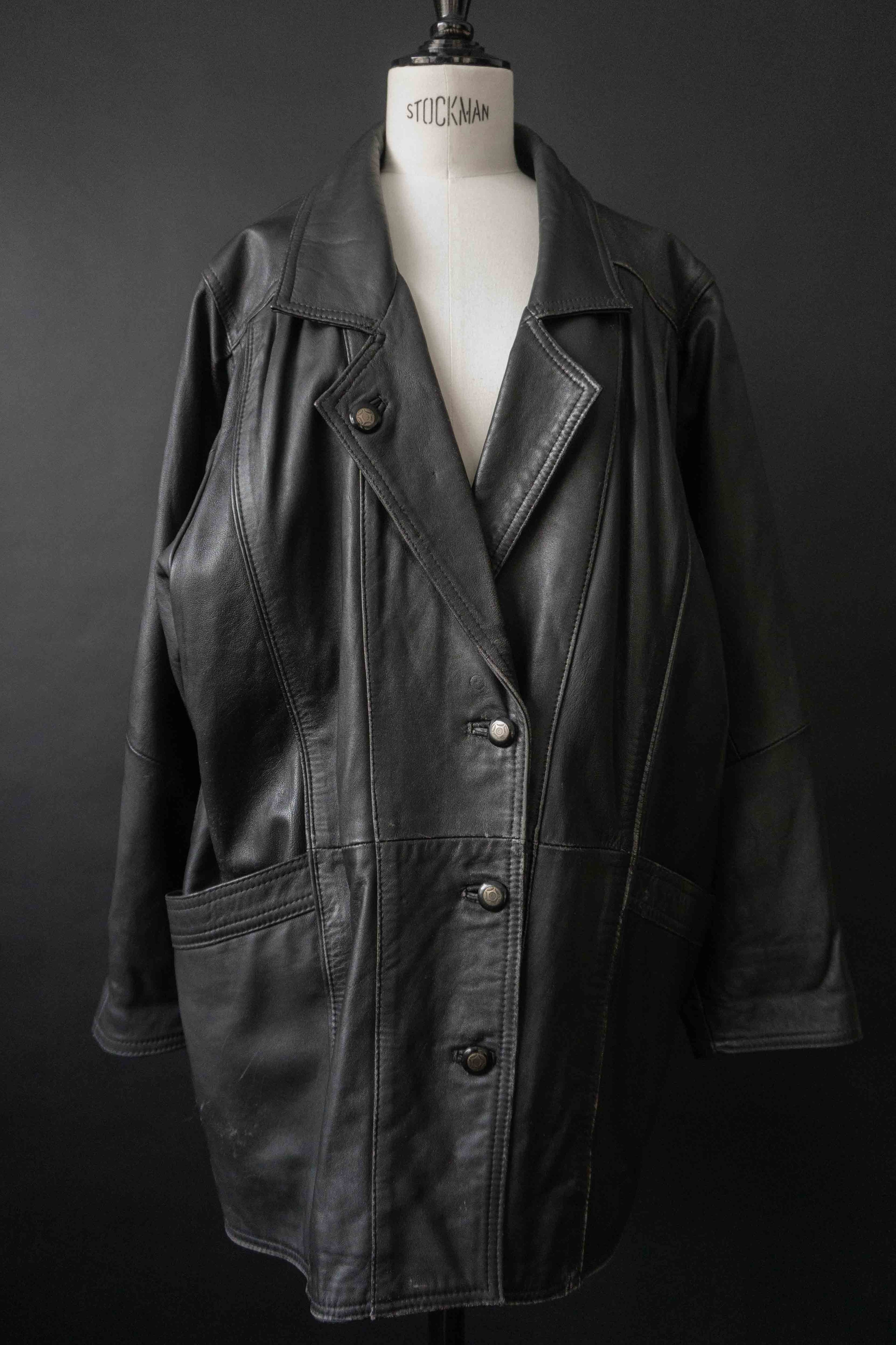 Lederjacke 80er Style