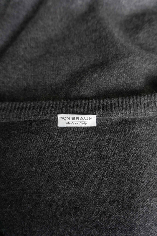 vintage kaschmirpullover grau made in italy