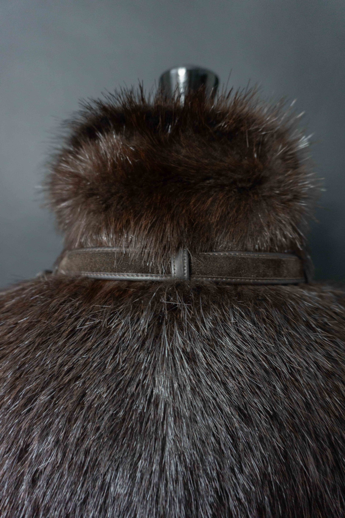 Vintage Pelzmantel, Braun, S–M theplaincircle vintage