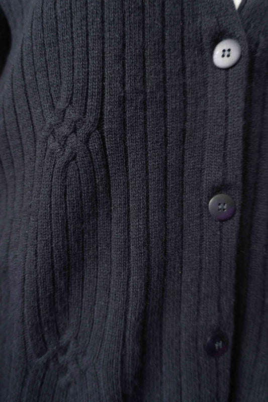 Vintage 80s Strickweste, Navy, M–L theplaincircle vintage