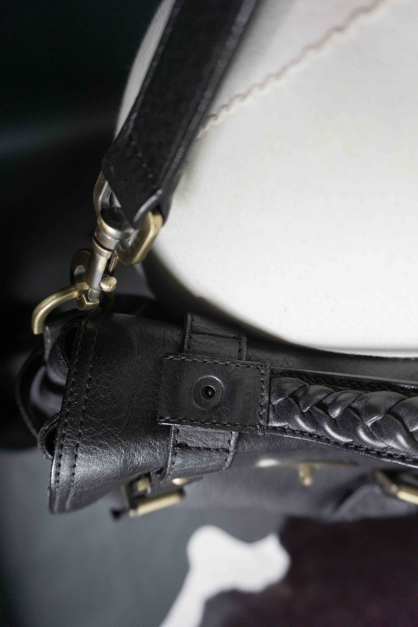 Y2K Mulberry Alexa Bag aus schwarzem Leder theplaincircle vintage