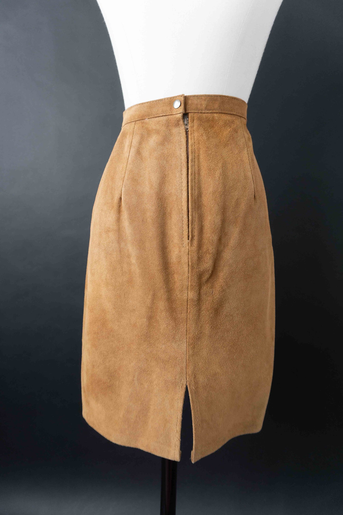 Lederrock Beige theplaincircle vintage