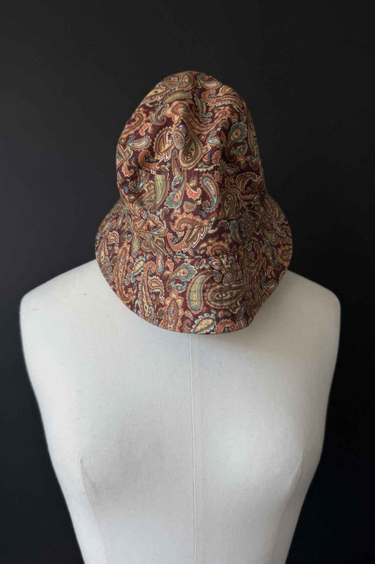 Vintage 90s Paisley Bucket Hat – Vintage Boho Festival Hat theplaincircle vintage
