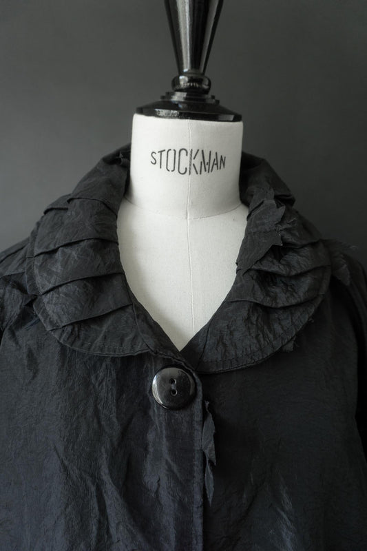 Vintage Avantgarde Jackem schwarz, M–XL theplaincircle vintage