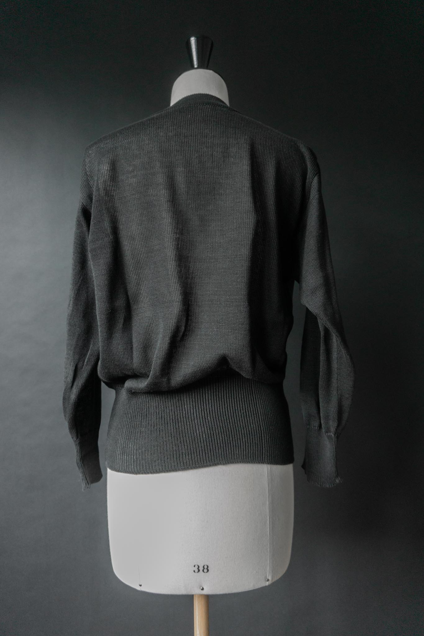 Vintage Cardigan Leinen Baumwolle, S–M theplaincircle vintage