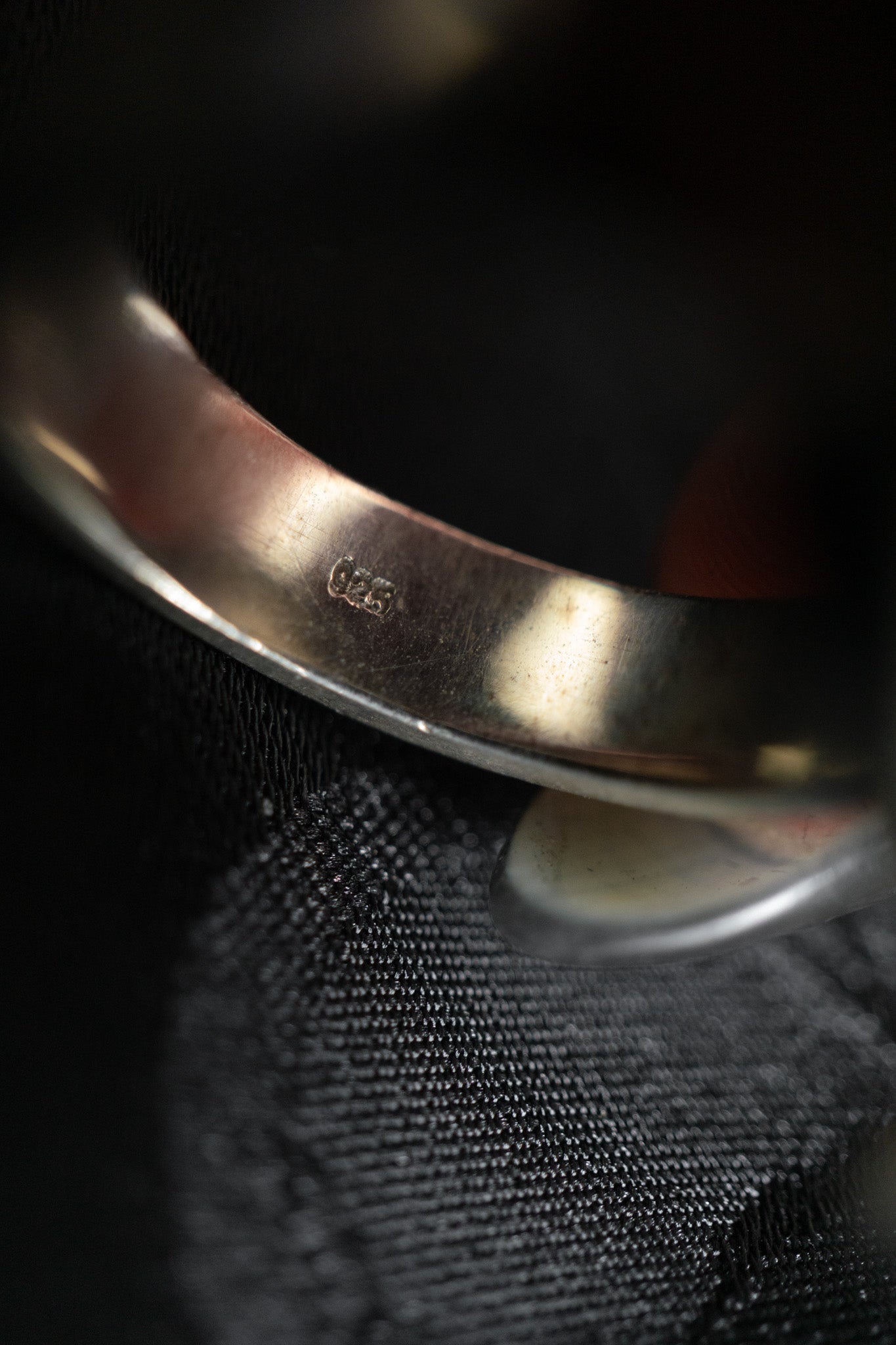 Vintage Silberring mit Mondstein – 925 Sterling Silber