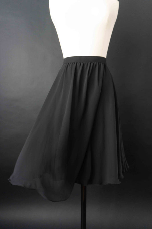 Vintage witchy Tellerrock, Schwarz, S–M theplaincircle vintage