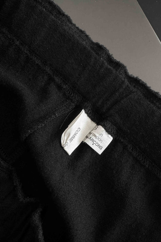 Schwarzer vintage Rock aus Wolle von Comme des Garcon