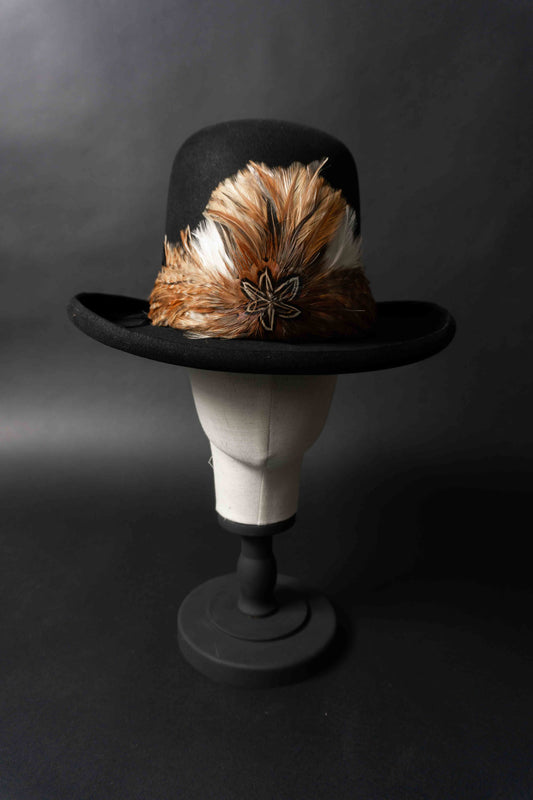 Schwarzer Westernhut von Resistol – Modell XXX Beaver in Größe 7 1/4