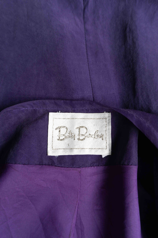 Vintage Seidenrock Lila Betty Barclay fließend