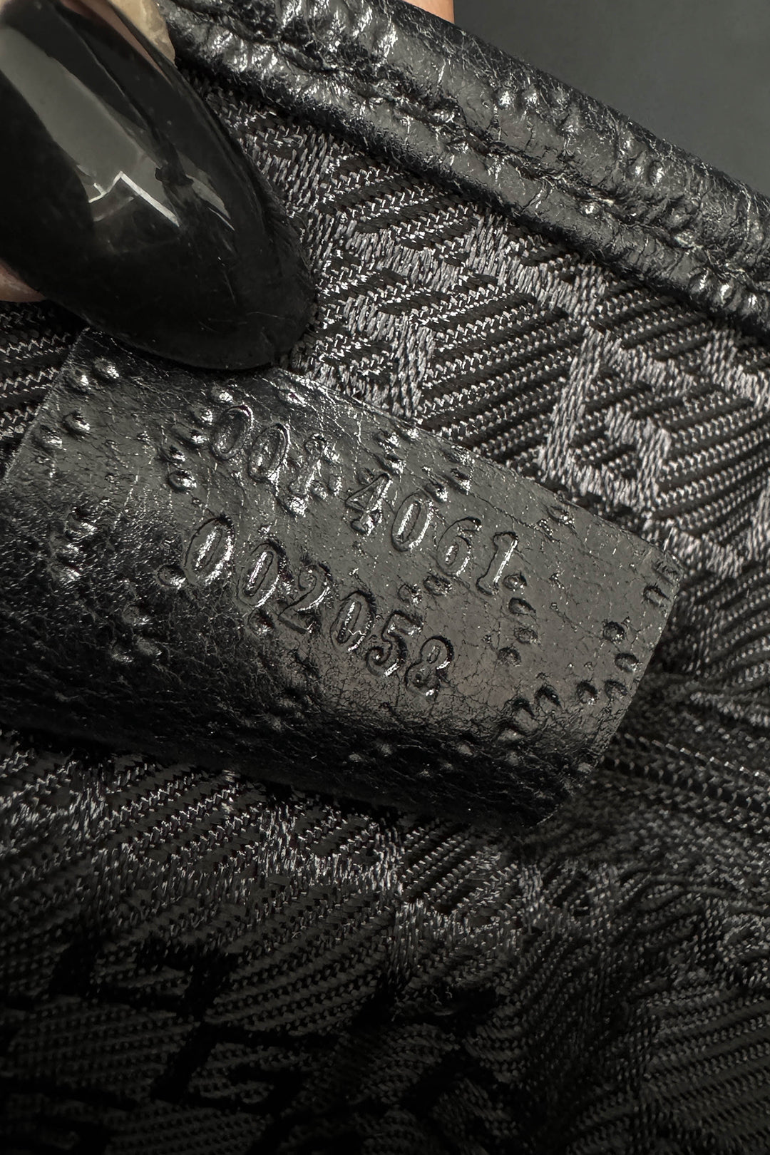 Gucci Jackie Bag in Schwarz mit Bambusgriff & silberfarbener Hardware – Vintage Designer Tasche