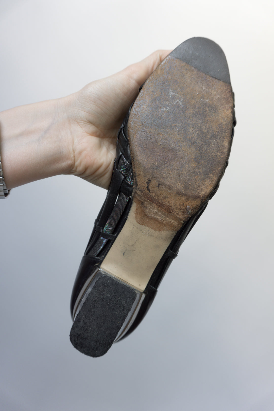 Pumps Leder Schwarz - theplaincircle vintage