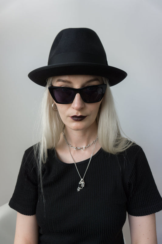 Hut, Schwarz theplaincircle vintage