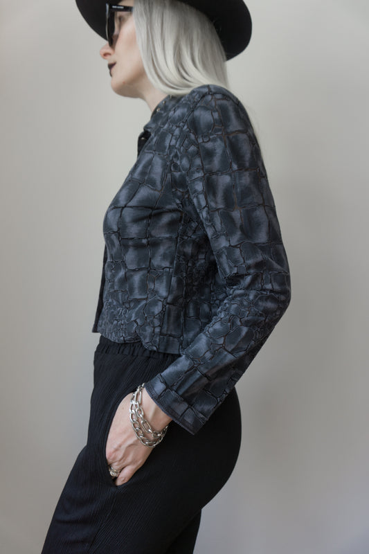 Bluse Joop Schlange - theplaincircle vintage