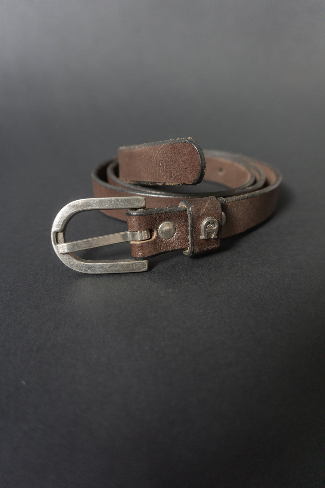 AIGNER Gürtel Braun 80 - theplaincircle vintage