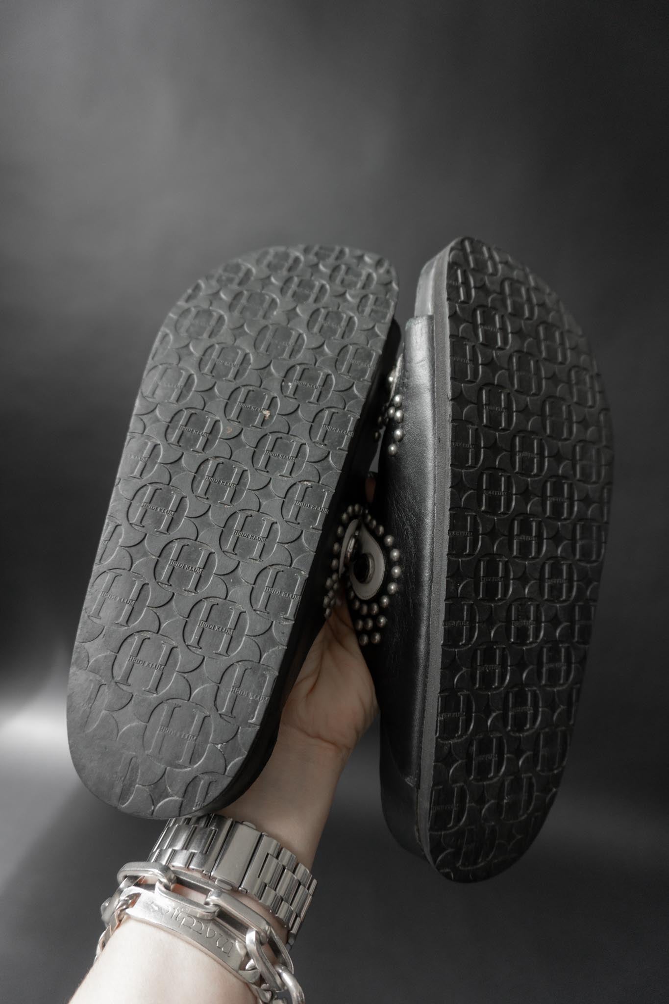 Vintage Birkenstock Sandalen mit Strass & Nieten aus der Heidi Klum Edition 2005 – Größe 41