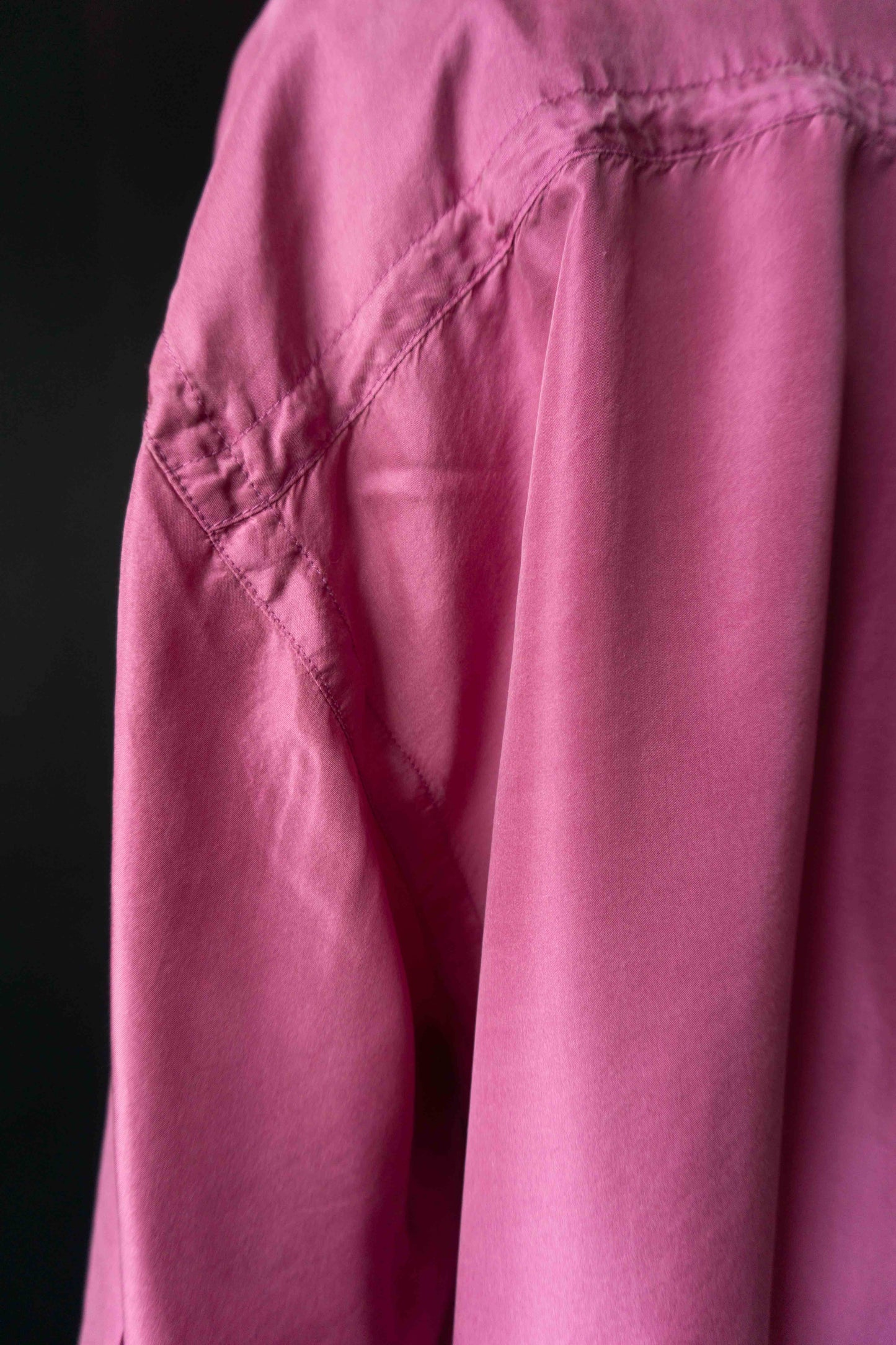 Vintage Oversized Bluse Pink Seide 80s