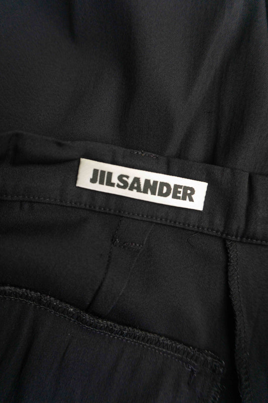 Navy Vintage Hose von Jil Sander mit Detailtasche