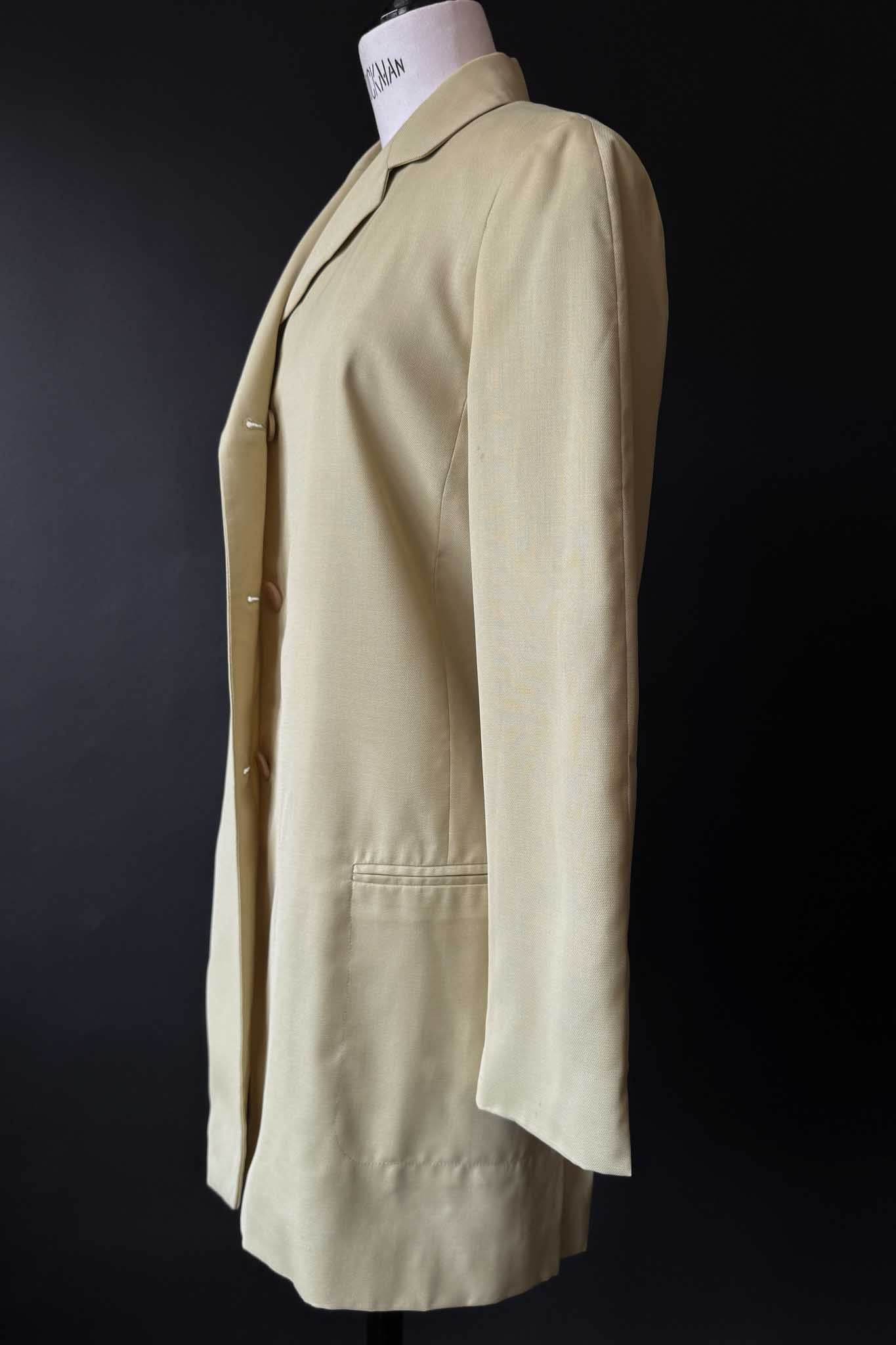 Jil Sander Vintage Blazer Limettengelb mit Rückenband