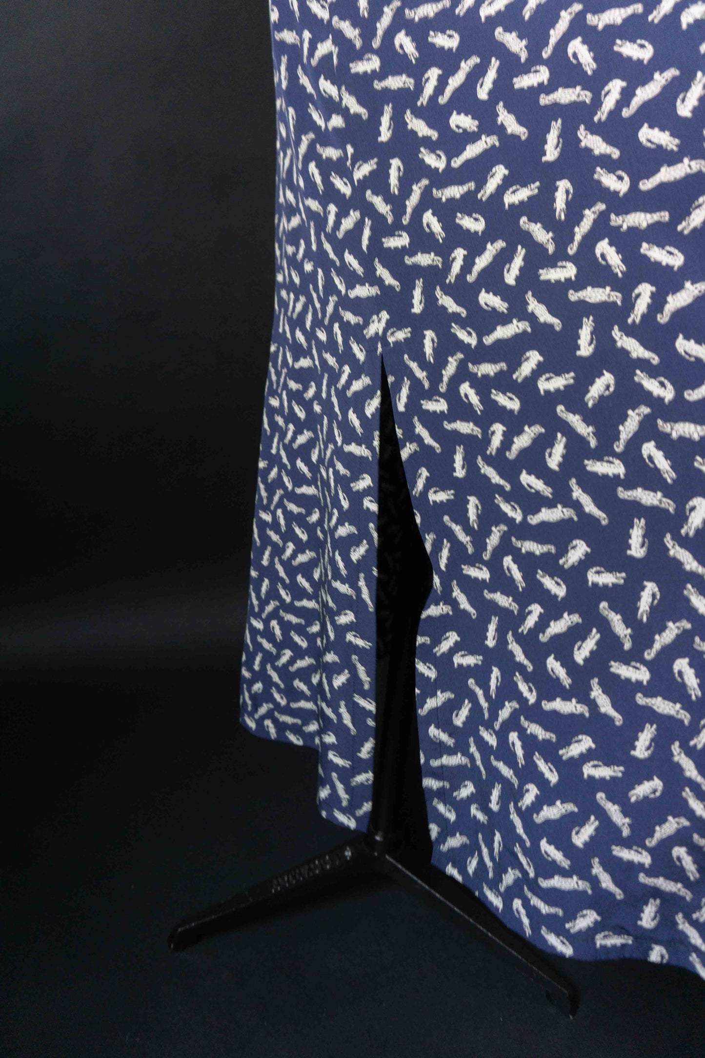 Vintage Seidenkleid von Betty Barclay mit Krokodilmuster