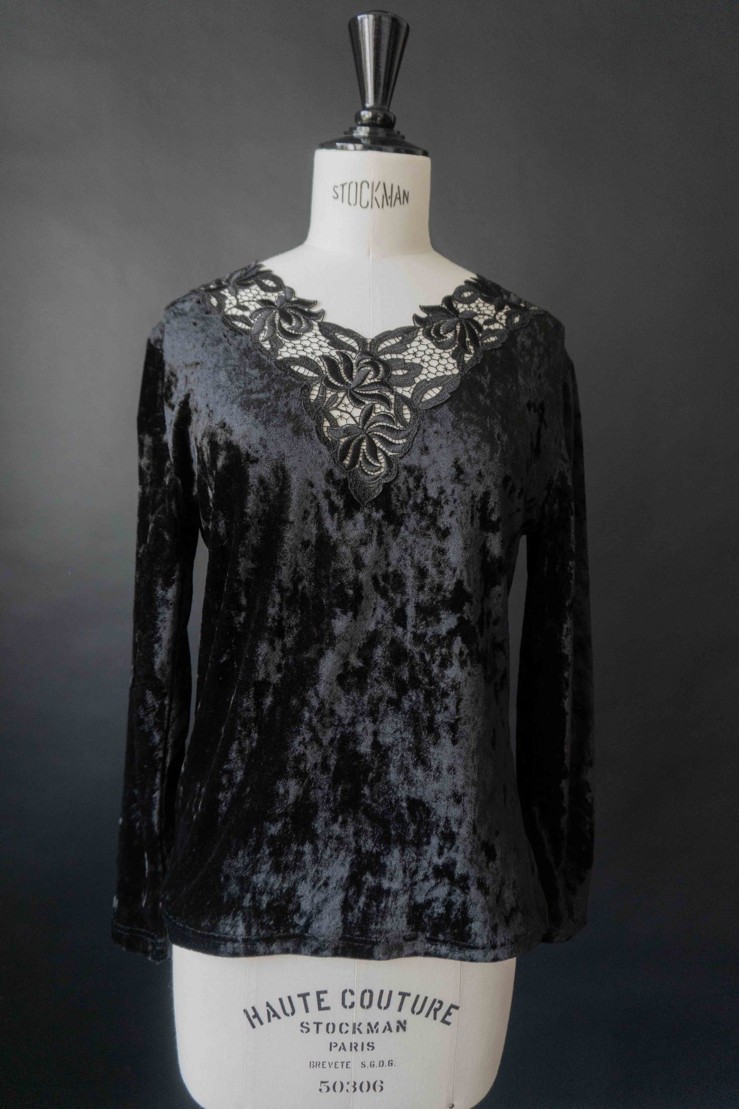 Whimsigoth Shirt Samt M theplaincircle vintage