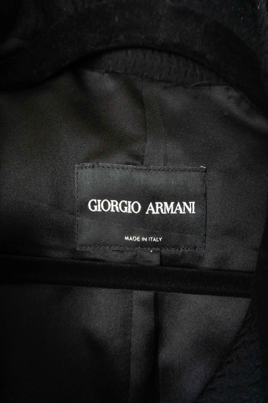 Vintage Giorgio Armani Blazer Schwarz Gothic Vampir-Style