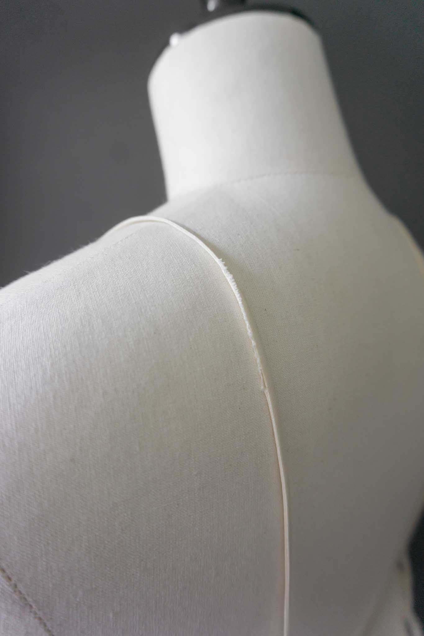 Vintage La Perla Négligé in Beige mit Spitze aus den 80ern