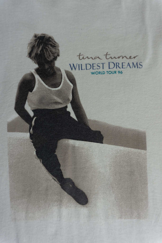 Vintage Tour T-Shirt Tina Turner 1996 Wildest Dreams – XL Off-White