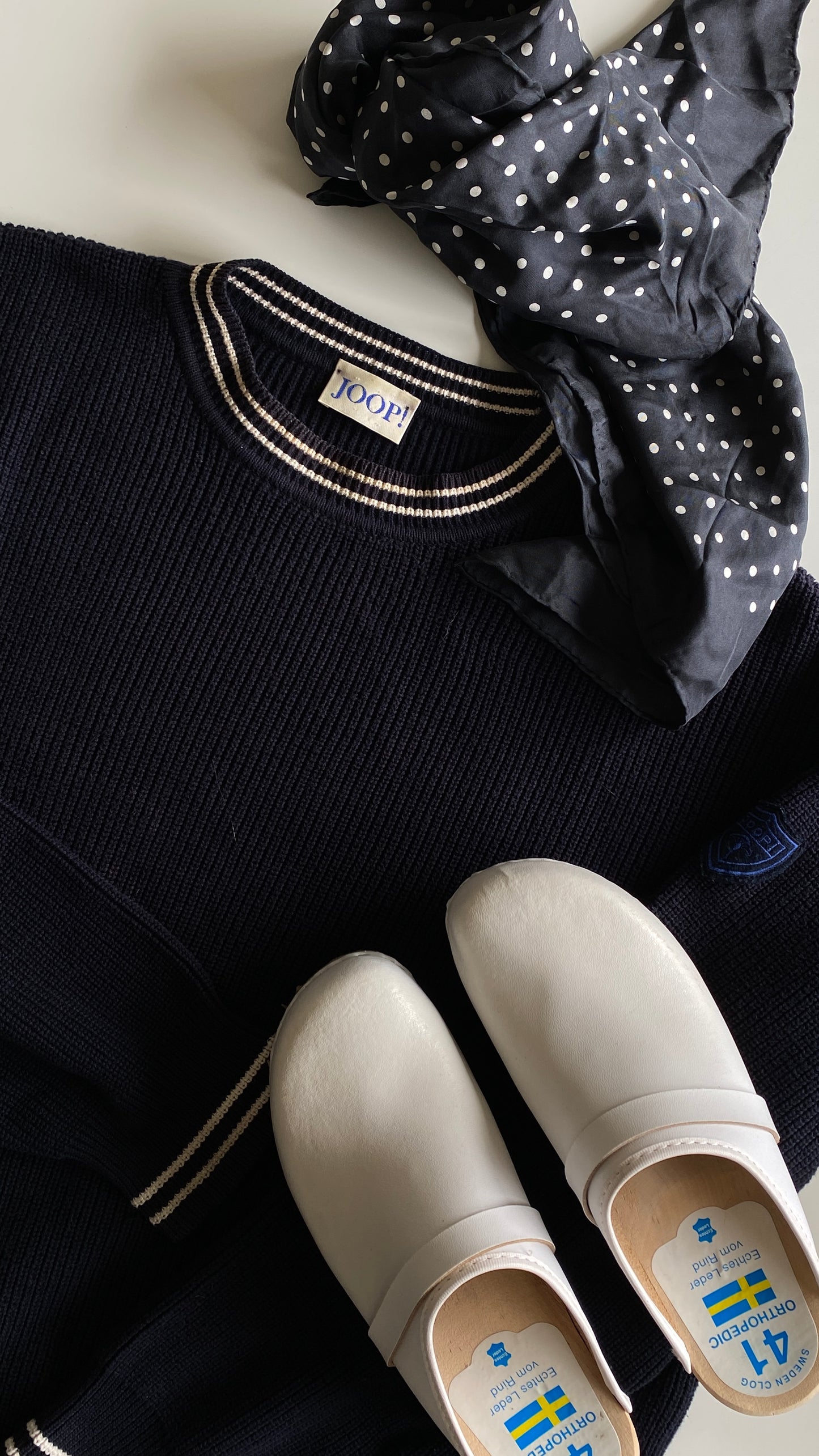 Clogs Weiß 41 - theplaincircle vintage