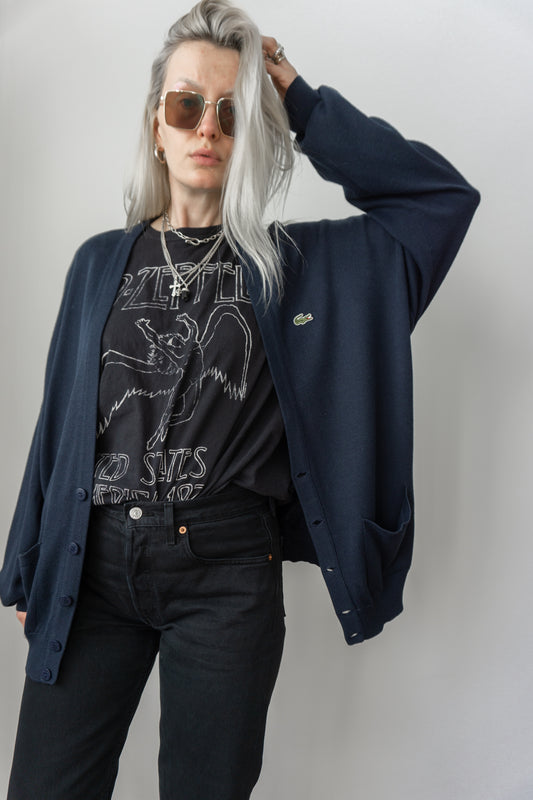 Cardigan Lacoste, S–XL - theplaincircle vintage