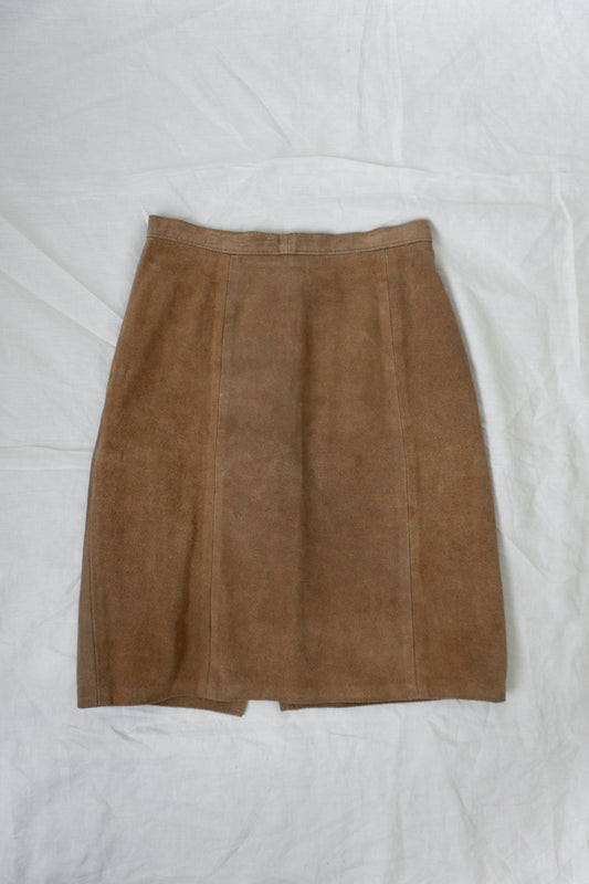 Lederrock Beige - theplaincircle vintage