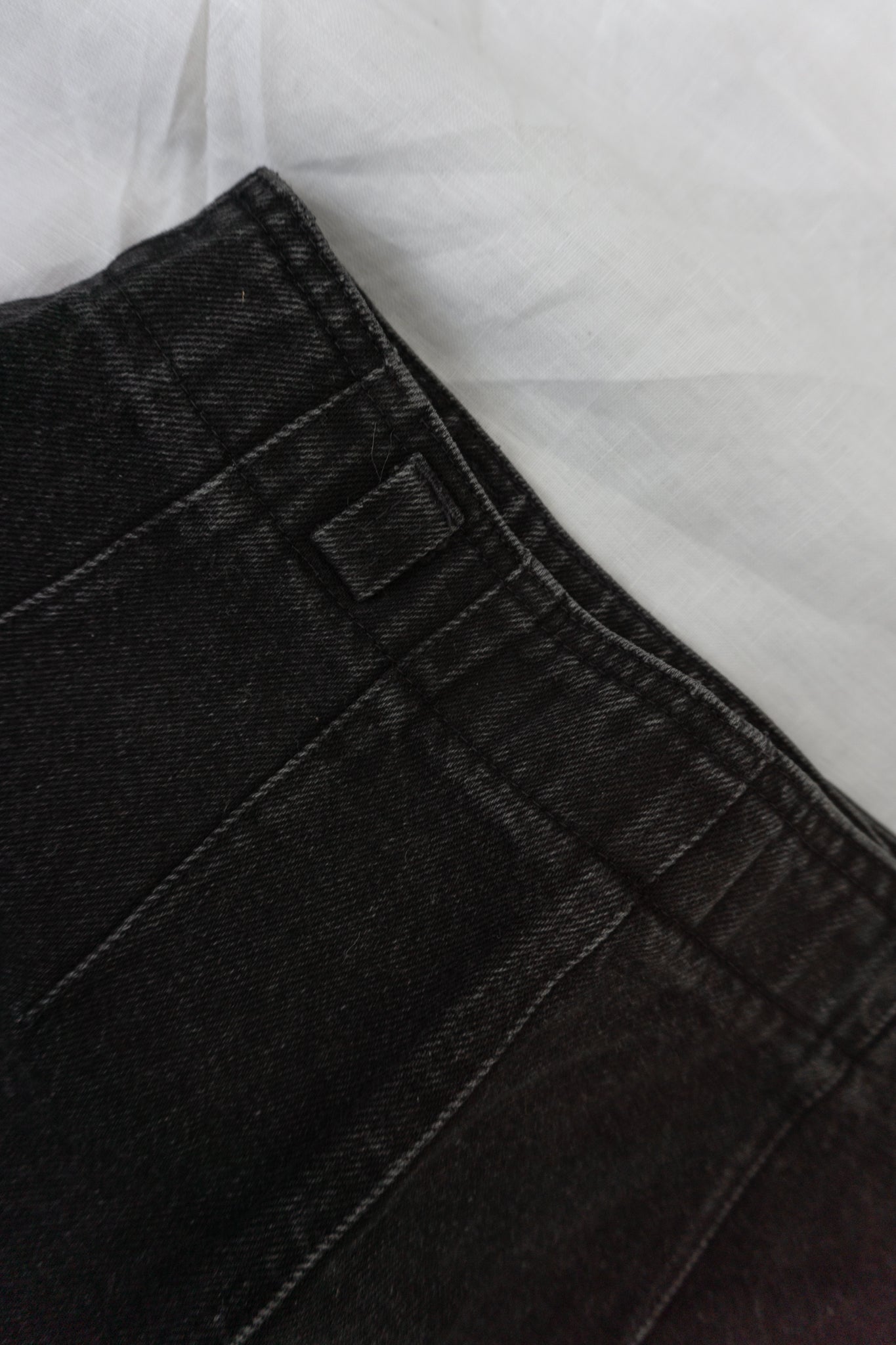 Jeansrock Grau XS - theplaincircle vintage