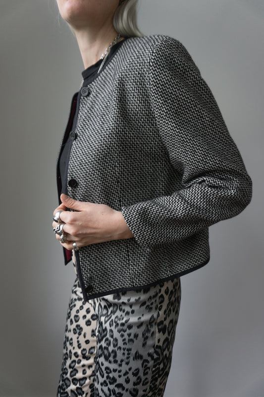 Blazer, cropped, XS-M - theplaincircle vintage