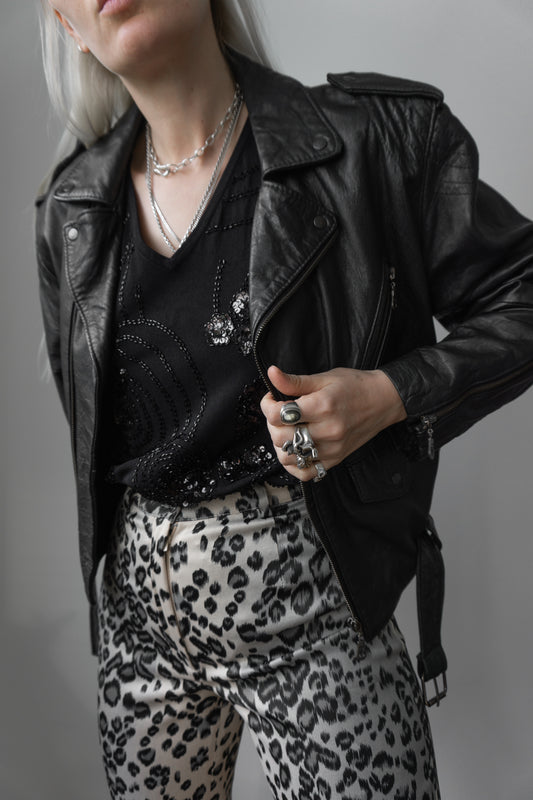 Pullover, Pailetten, M - theplaincircle vintage