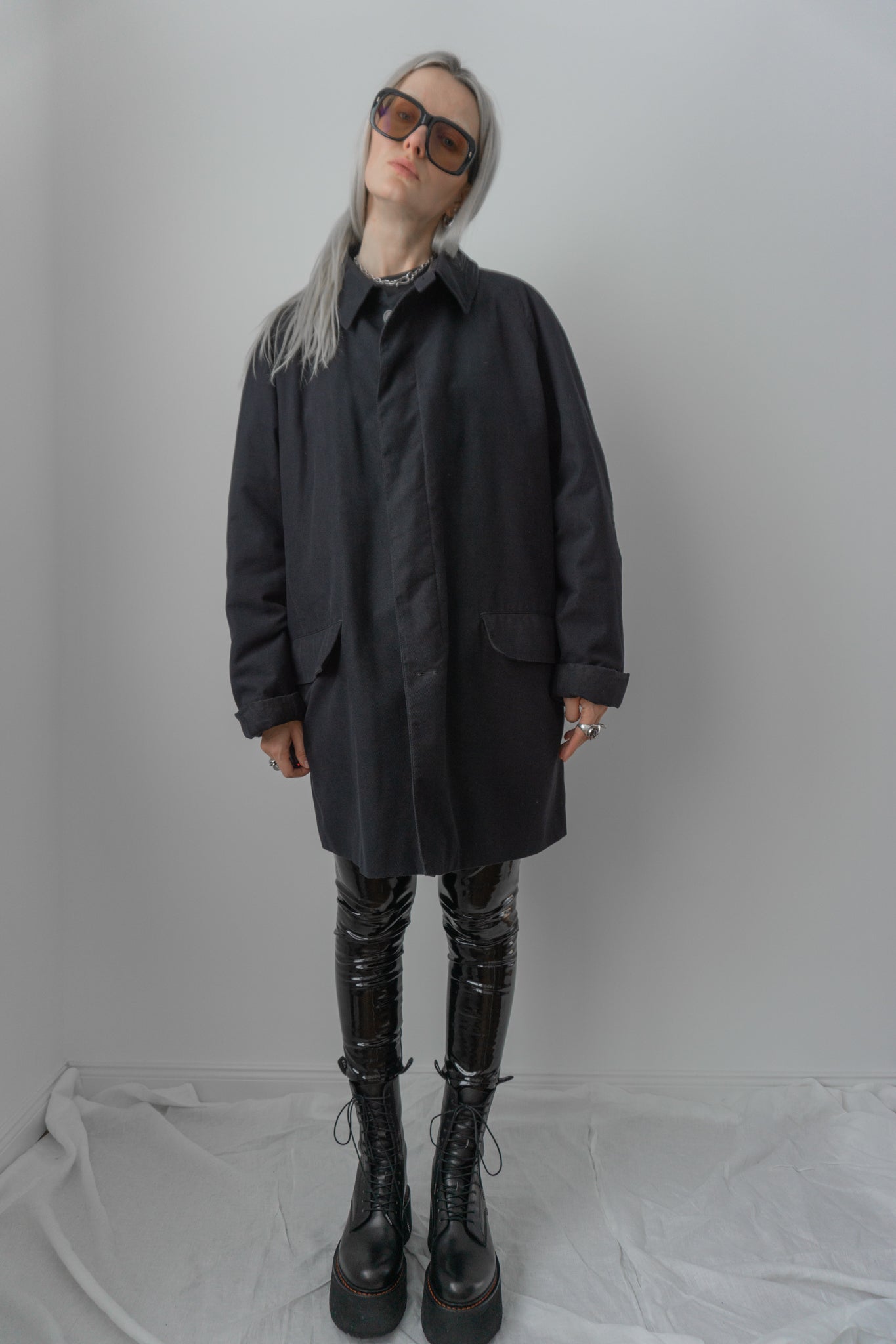 Mantel, oversized, M–XL - theplaincircle vintage