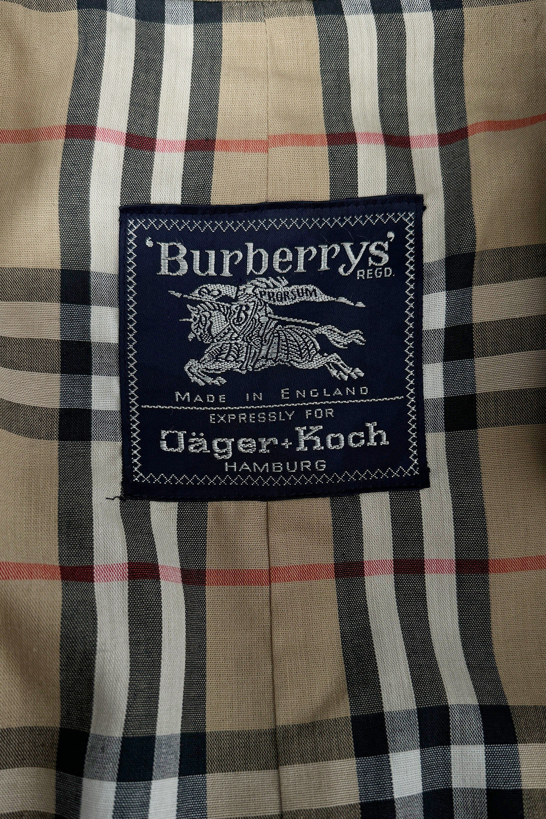 Burberry Vintage Trenchcoat beige – eleganter Damen & Herren Mantel