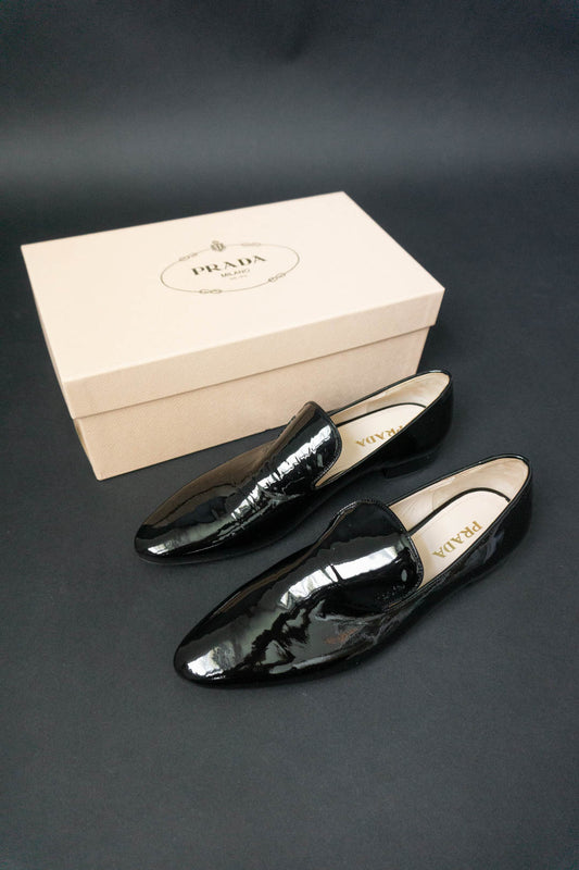 PRADA Loafer, Lack, 38