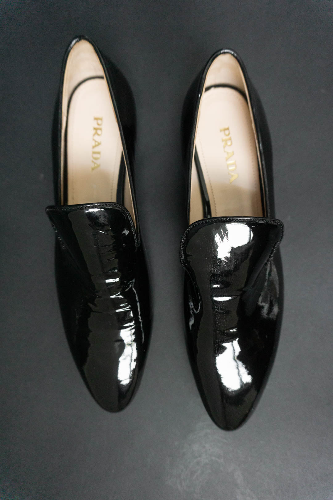 PRADA Loafer, Lack, 38