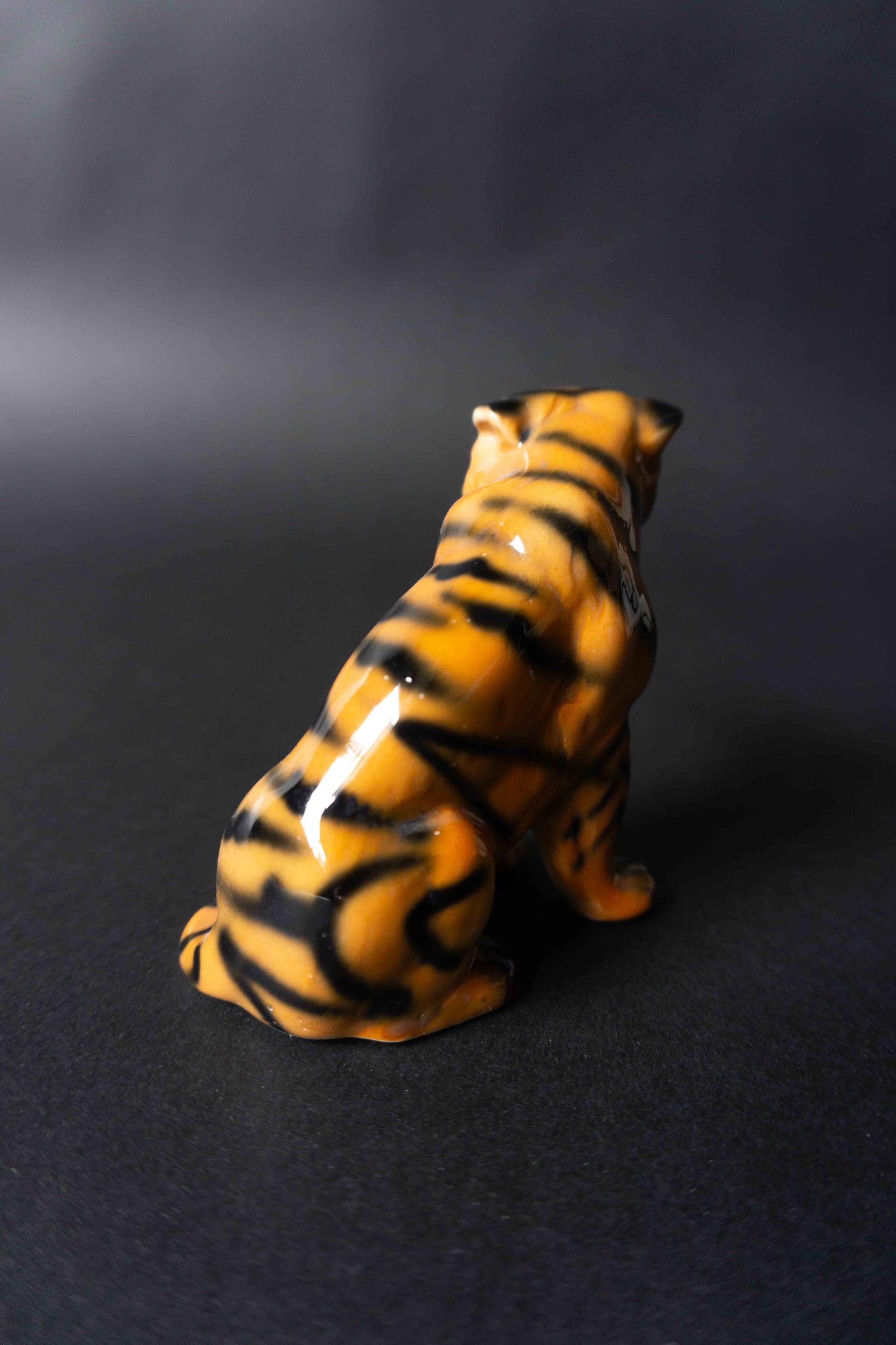 Vintage Porzellan Figur Tiger theplaincircle vintage