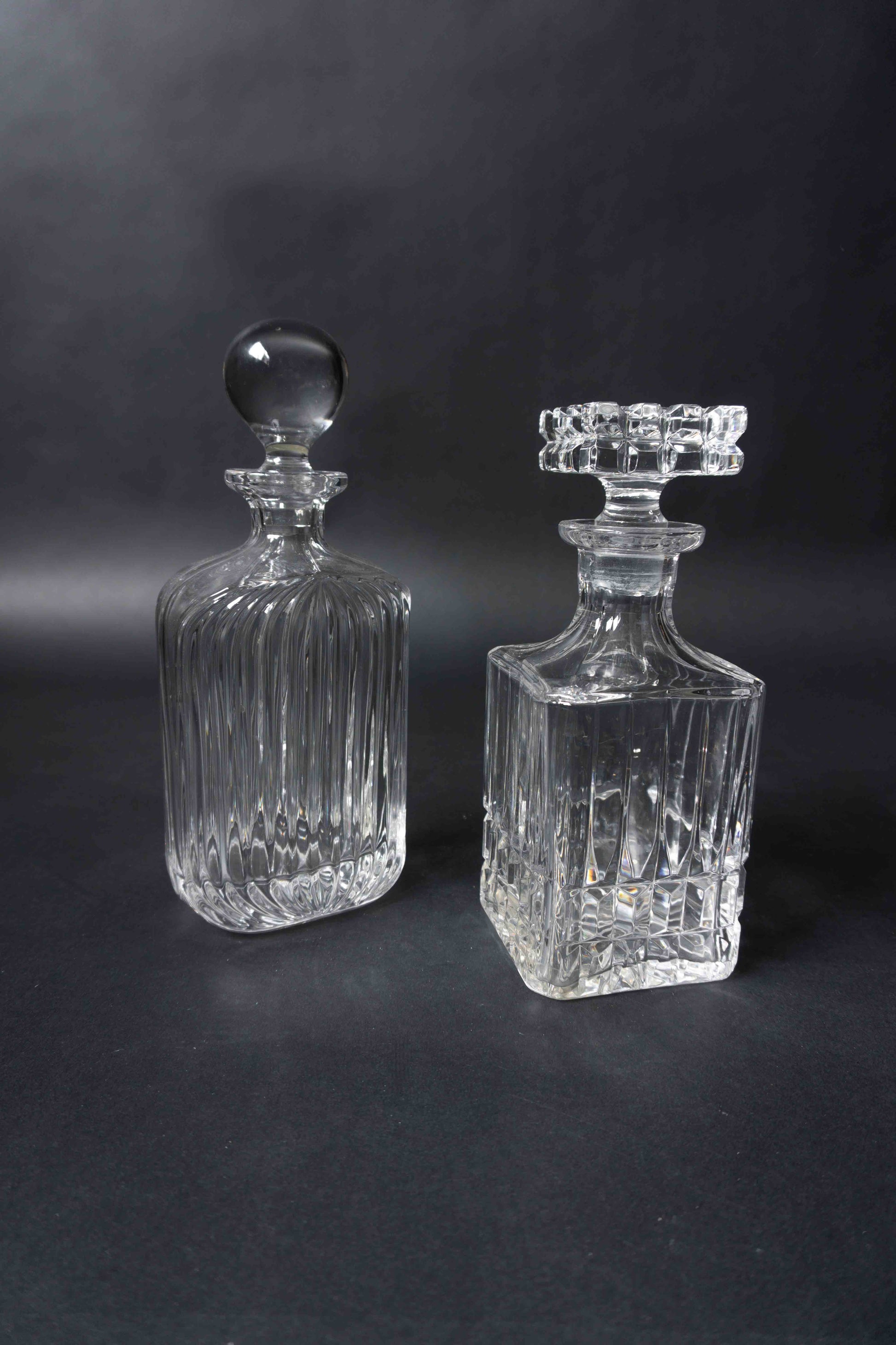 Vintage Kristall Karaffe 2 theplaincircle vintage