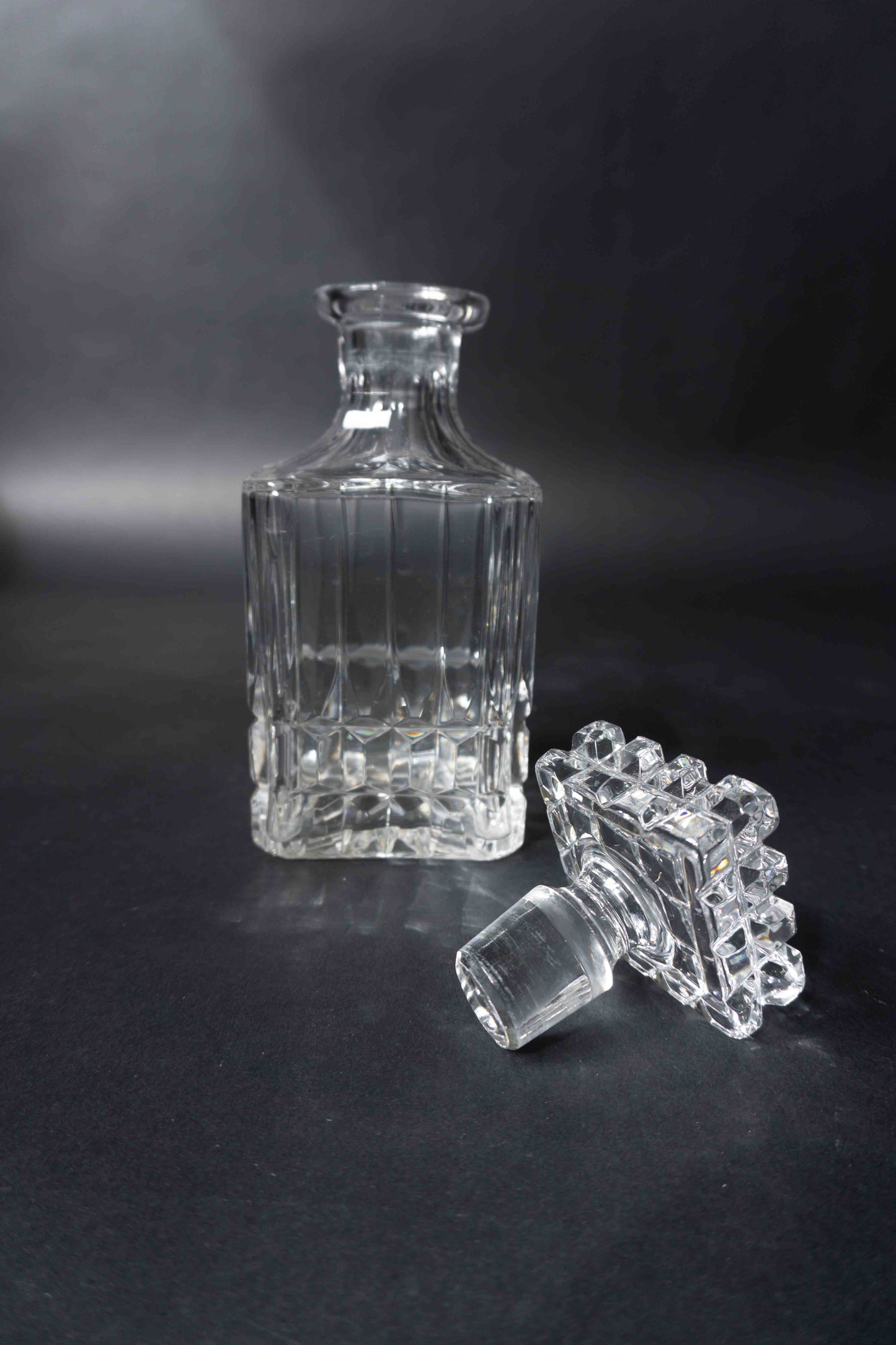 Vintage Kristall Karaffe 2 theplaincircle vintage
