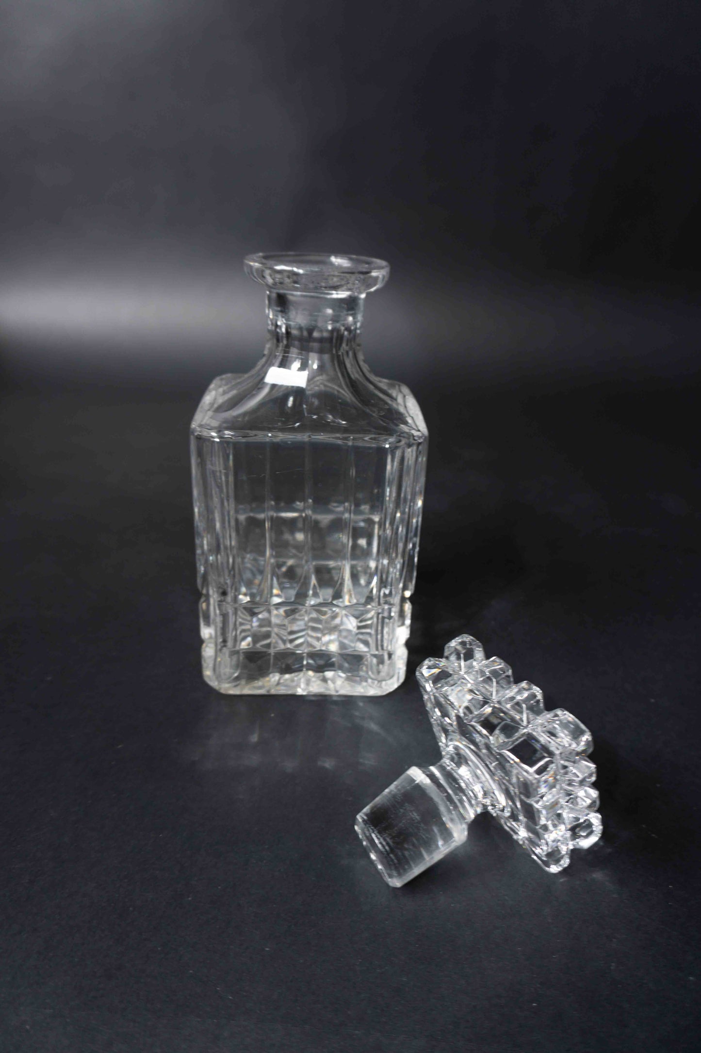 Vintage Kristall Karaffe 2 theplaincircle vintage